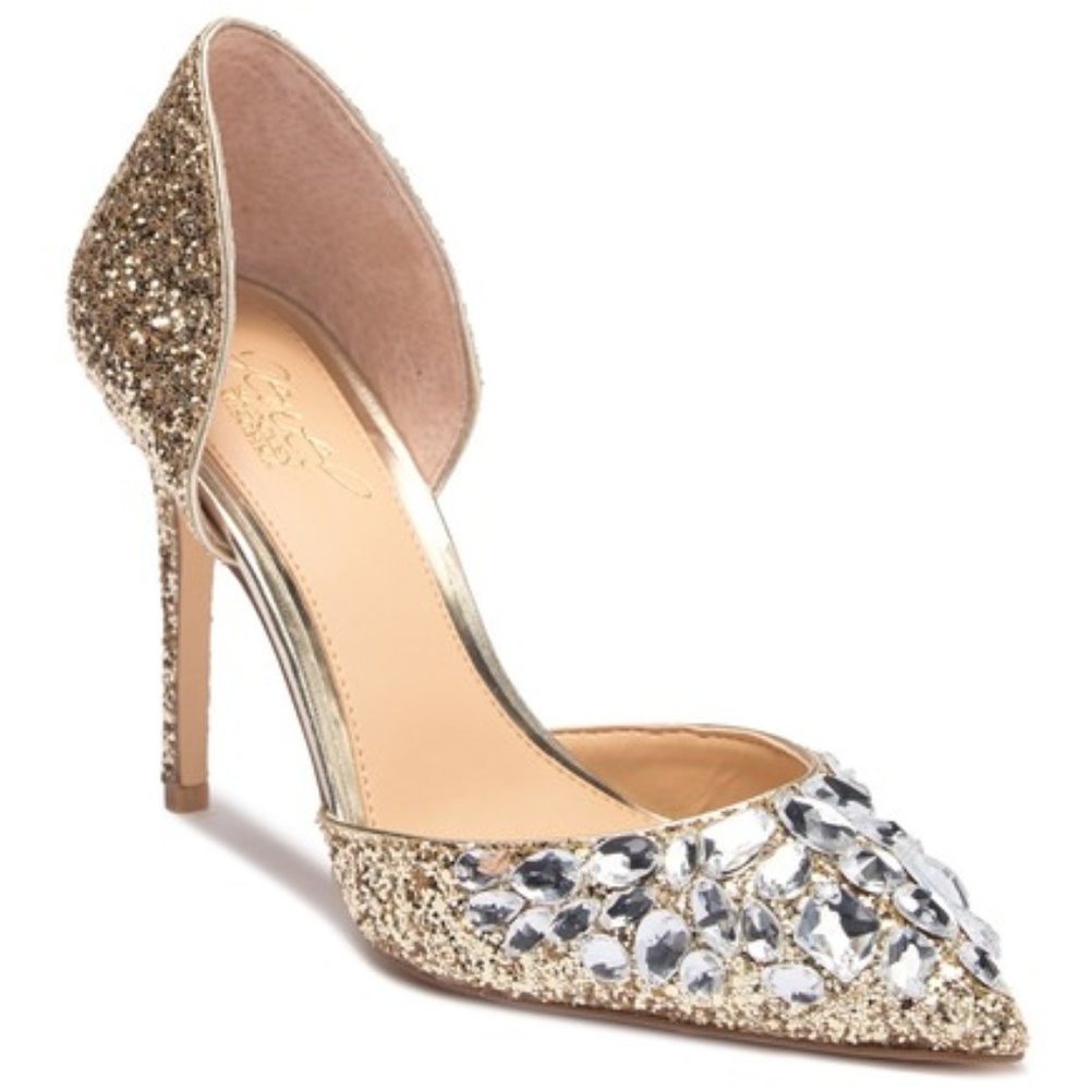 Badgley Mischka Upton Embellished Pump - Size 7